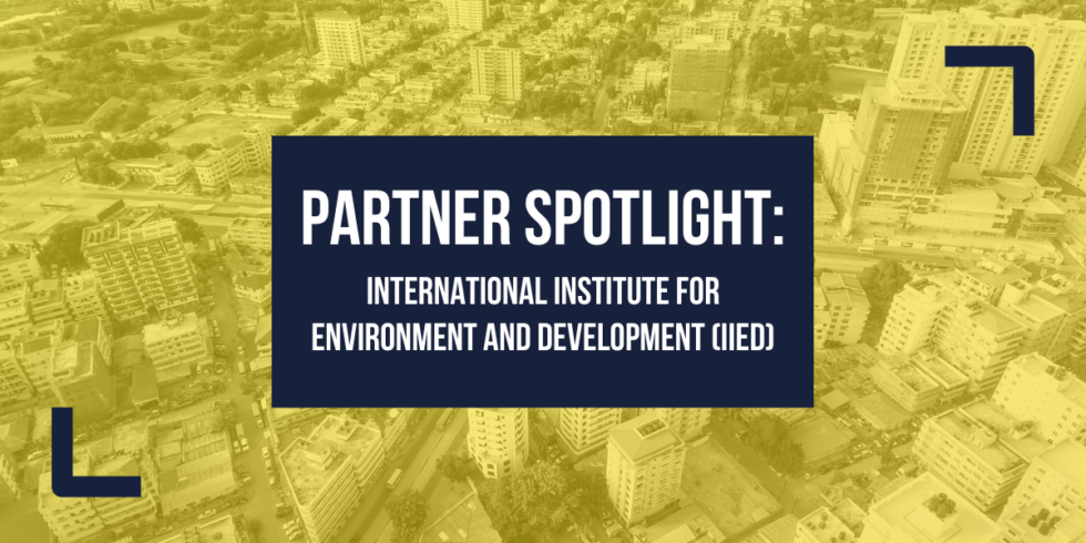 Partner Spotlight: International Institute for Environment and