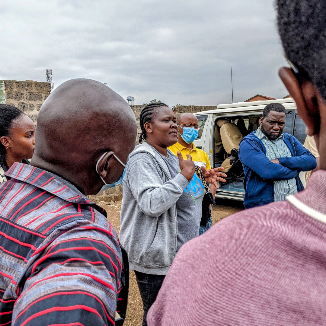 Mukuru community leader Dorice Moseti