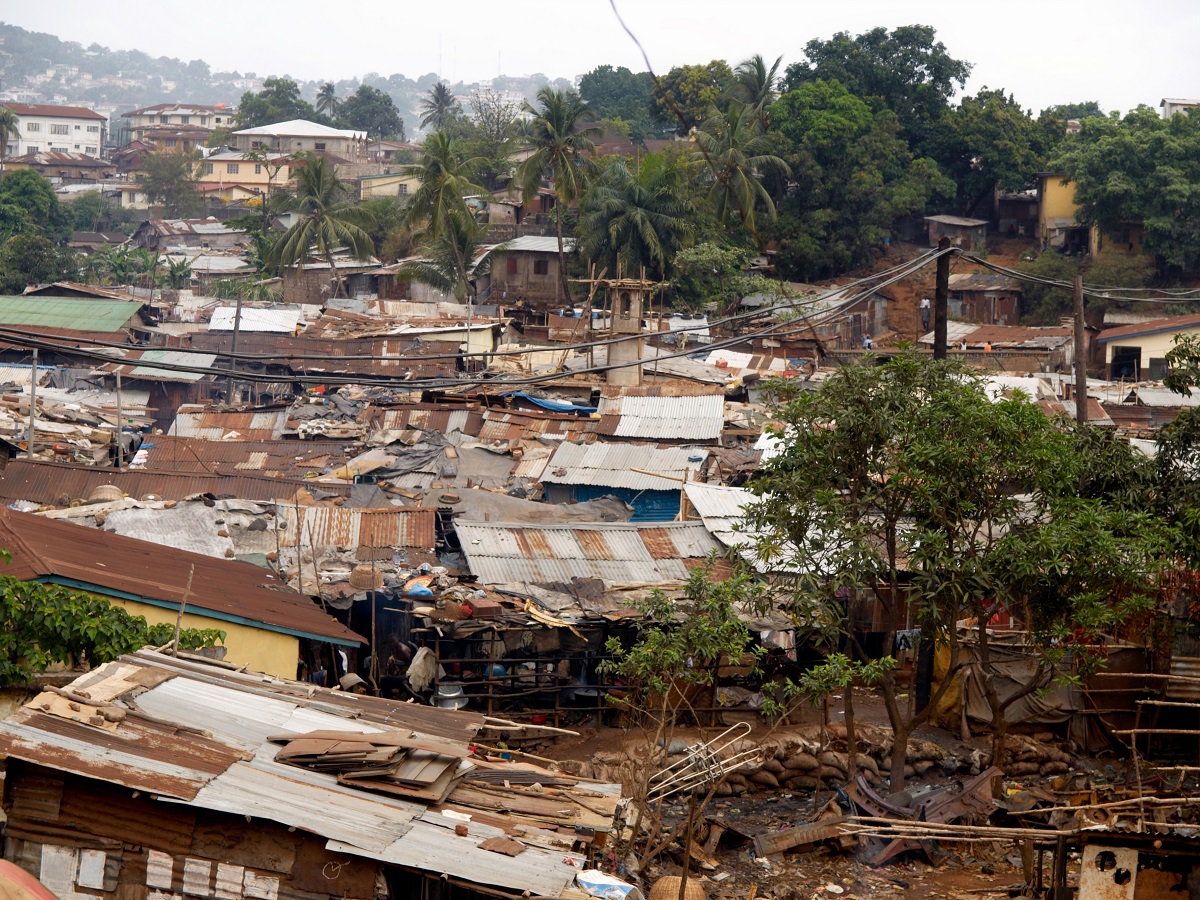 Kroo Bay informal settlement, Freetown