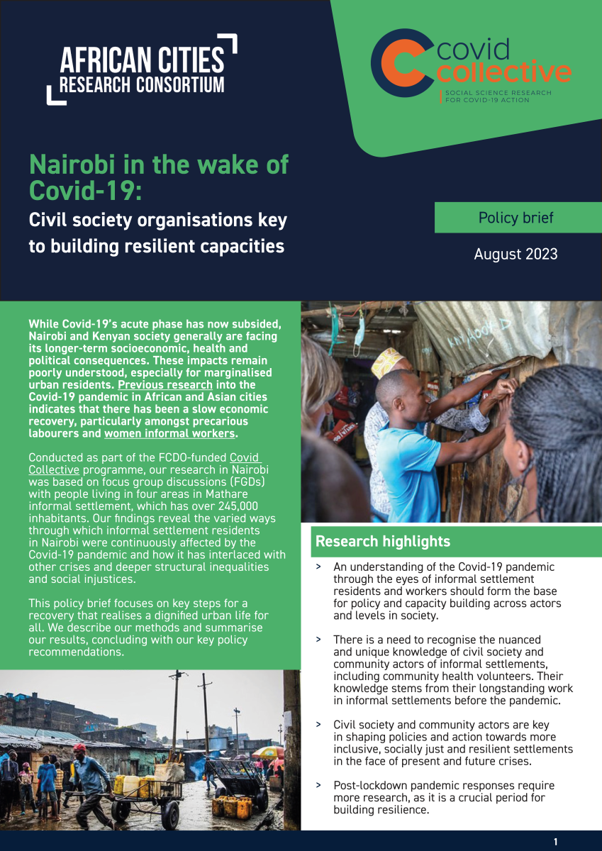 Nairobi in the wake of Covid-19