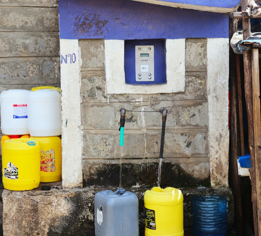 Prepaid water dispensers in Mukuru