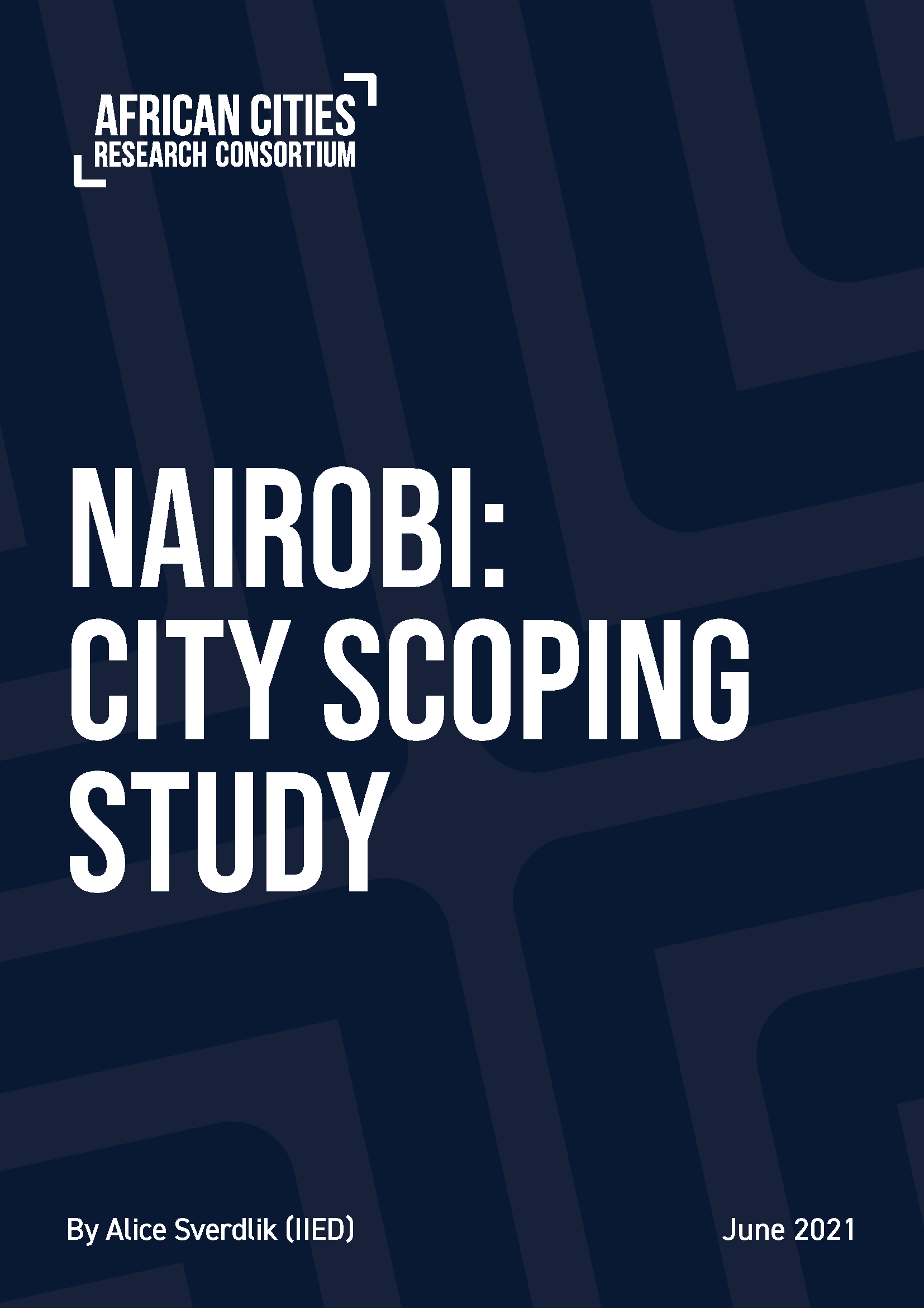 Nairobi city scoping study